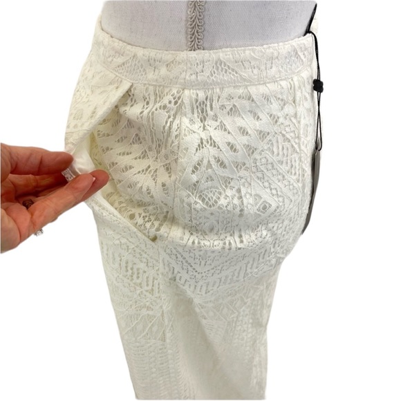 NWT BCBGMaxAzria Harper Lace Maxi Skirt 0 - Picture 9 of 14